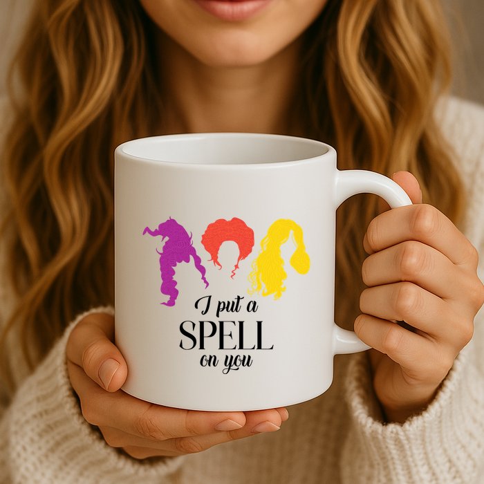 I Put A Spell On You Halloween Witch Mug