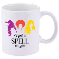 I Put A Spell On You Halloween Witch 11oz C Handle Ceramic Mug