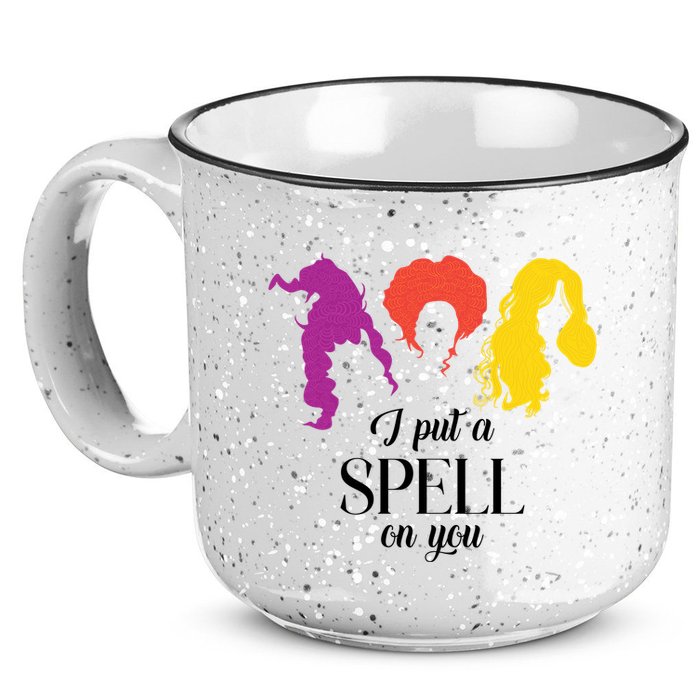 I Put A Spell On You Halloween Witch 15oz Campfire Ceramic Mug