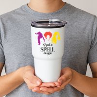 I Put A Spell On You Halloween Witch Tumbler