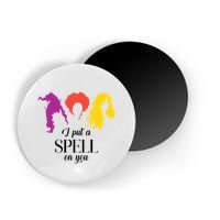 I Put A Spell On You Halloween Witch Magnet