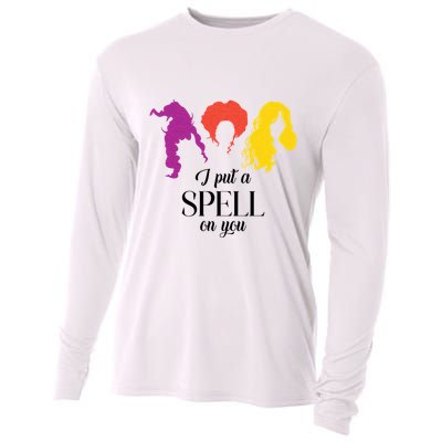 I Put A Spell On You Halloween Witch Cooling Performance Long Sleeve Crew
