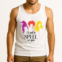 I Put A Spell On You Halloween Witch Tank Top