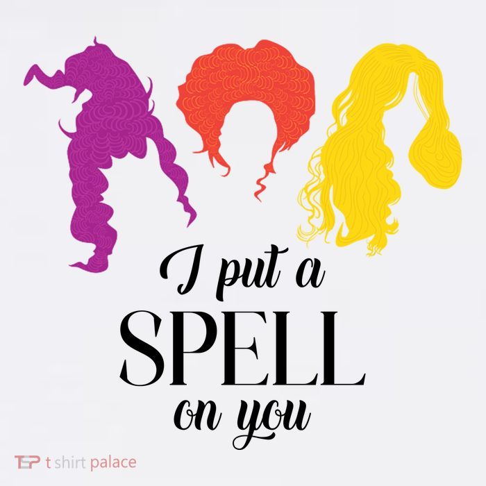 I Put A Spell On You Halloween Witch Wool Snapback Cap