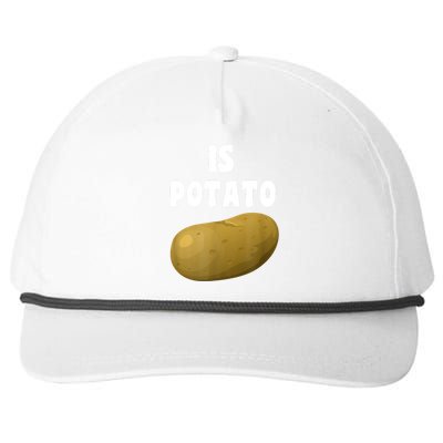 Is Potato As Seen On Late Night Television Snapback Five-Panel Rope Hat