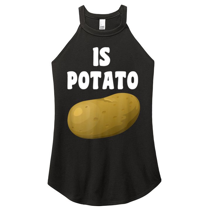 Is Potato As Seen On Late Night Television Women's Perfect Tri Rocker Tank