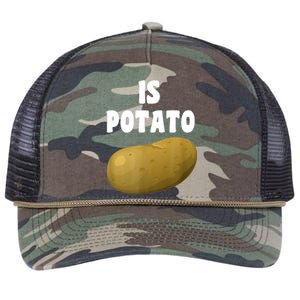 Is Potato As Seen On Late Night Television Retro Rope Trucker Hat Cap