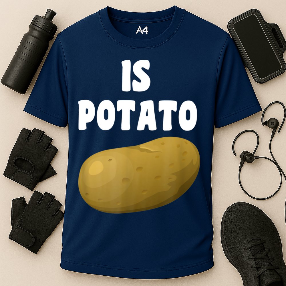 Is Potato As Seen On Late Night Television Cooling Performance Crew T-Shirt