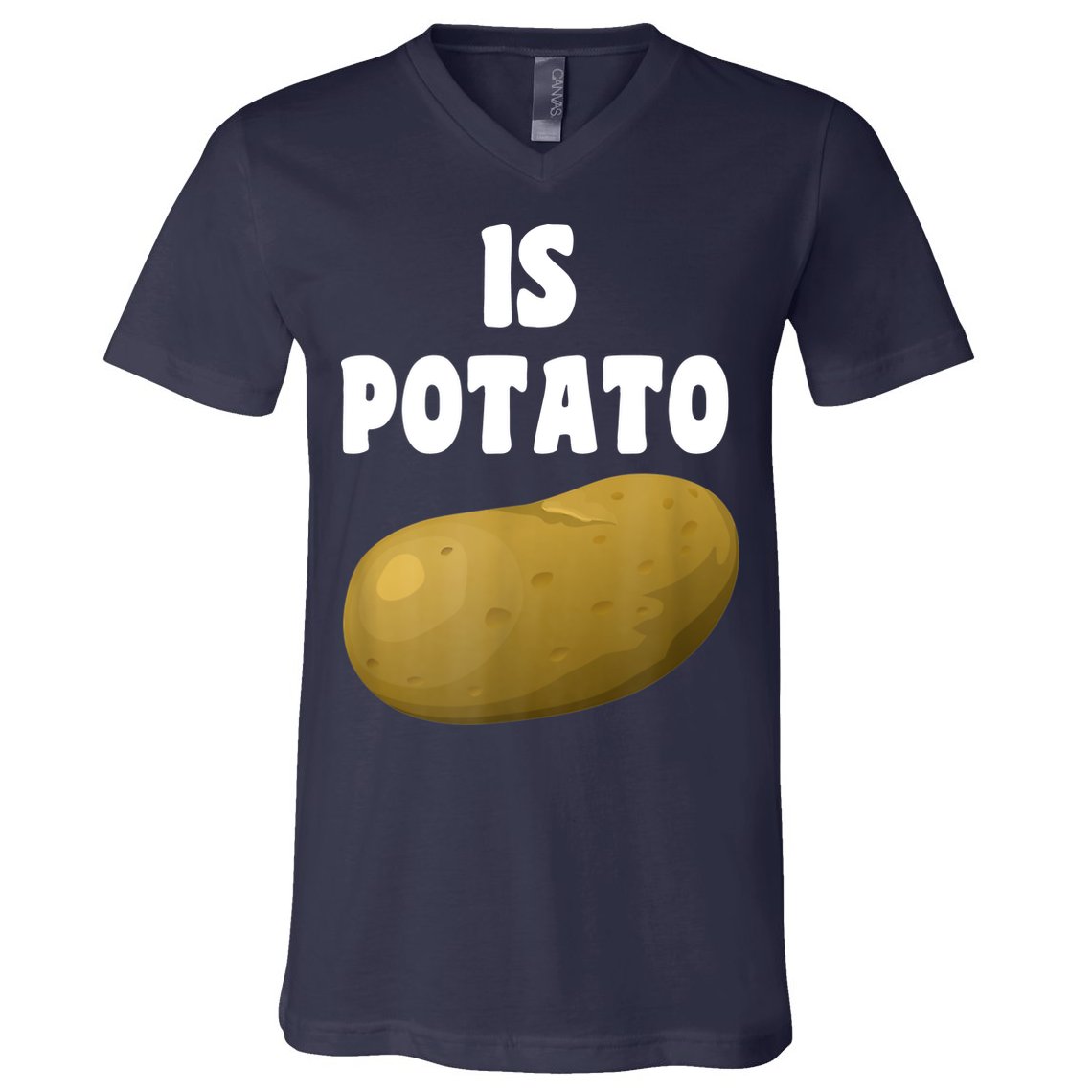 Is Potato As Seen On Late Night Television V-Neck T-Shirt