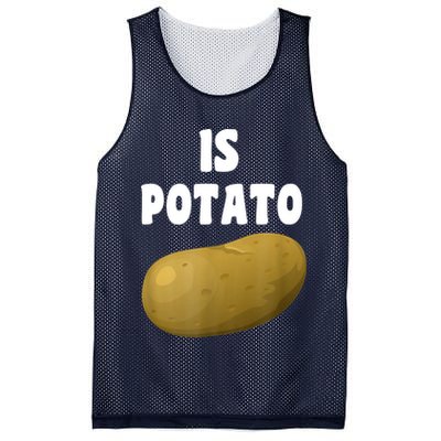 Is Potato As Seen On Late Night Television Mesh Reversible Basketball Jersey Tank