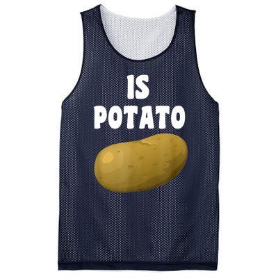 Is Potato As Seen On Late Night Television Mesh Reversible Basketball Jersey Tank