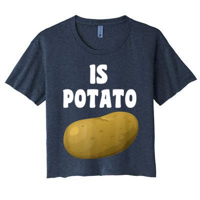 Is Potato As Seen On Late Night Television Crop Top