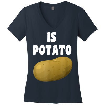 Is Potato As Seen On Late Night Television Women's V-Neck T-Shirt