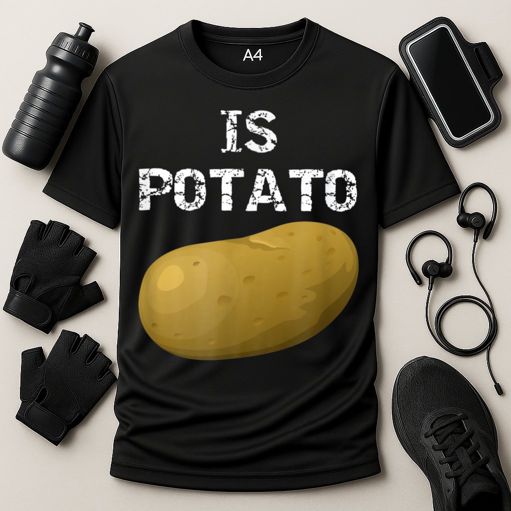 Is Potato As Seen On Late Night Television Cooling Performance Crew T-Shirt