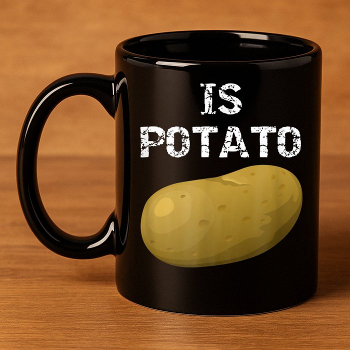 Is Potato As Seen On Late Night Television 11oz C Handle Ceramic Mug