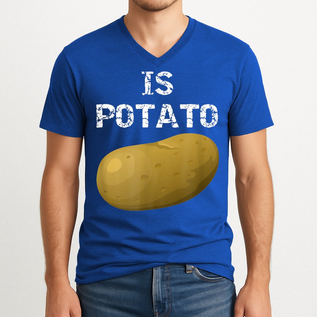 Is Potato As Seen On Late Night Television V-Neck T-Shirt