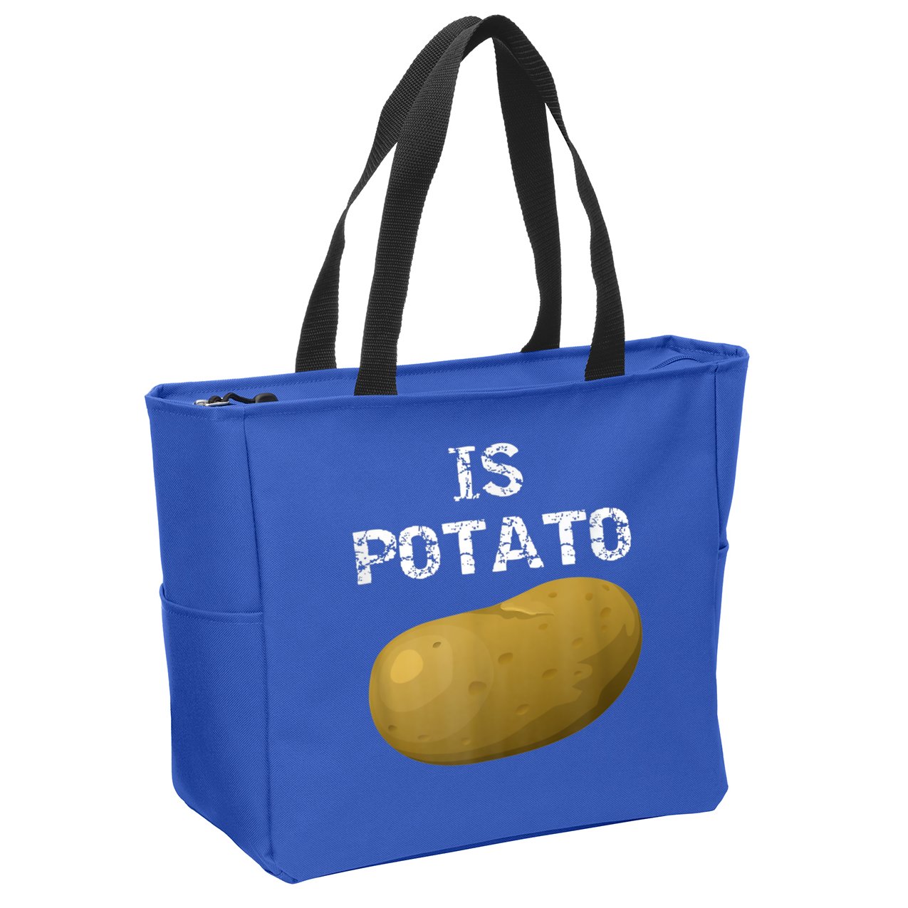 Is Potato As Seen On Late Night Television Zip Tote Bag