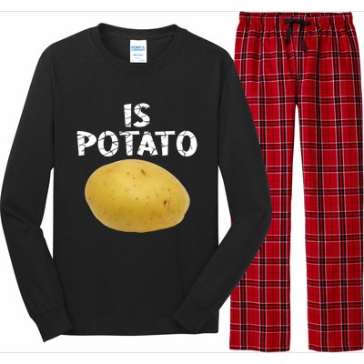 Is Potato As Seen On Late Night Television Long Sleeve Pajama Set