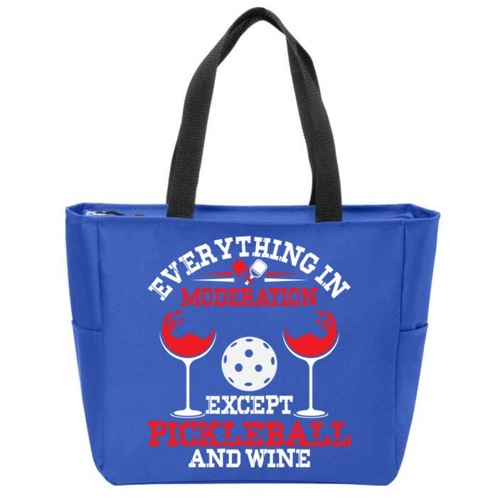 Inspired Pickleball And Pickleball Gift Zip Tote Bag