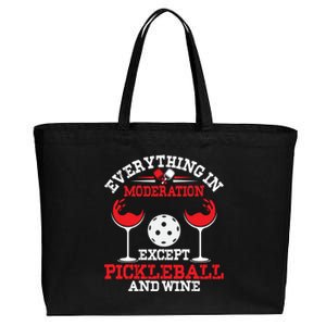 Inspired Pickleball And Pickleball Gift Cotton Canvas Jumbo Tote