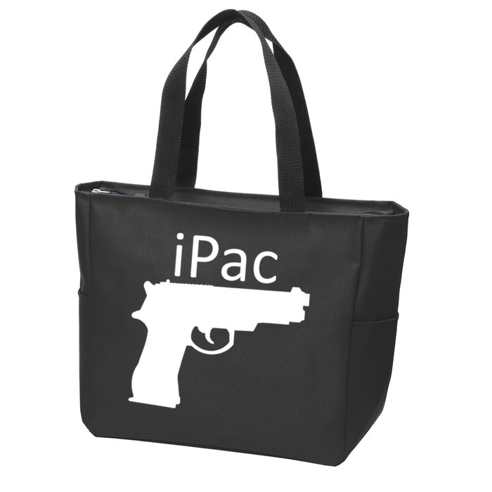 iPac Pack Gun Zip Tote Bag