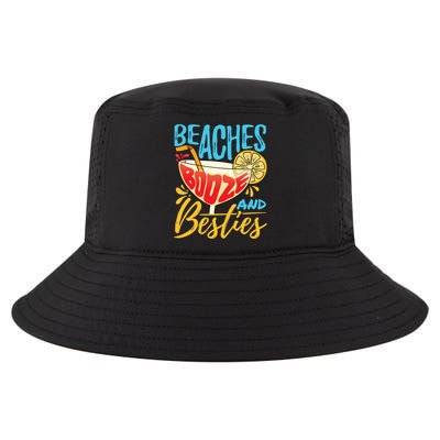 Island Party Beach Bachelorette Gift Beaches Booze And Besties Meaningful Gift Cool Comfort Performance Bucket Hat