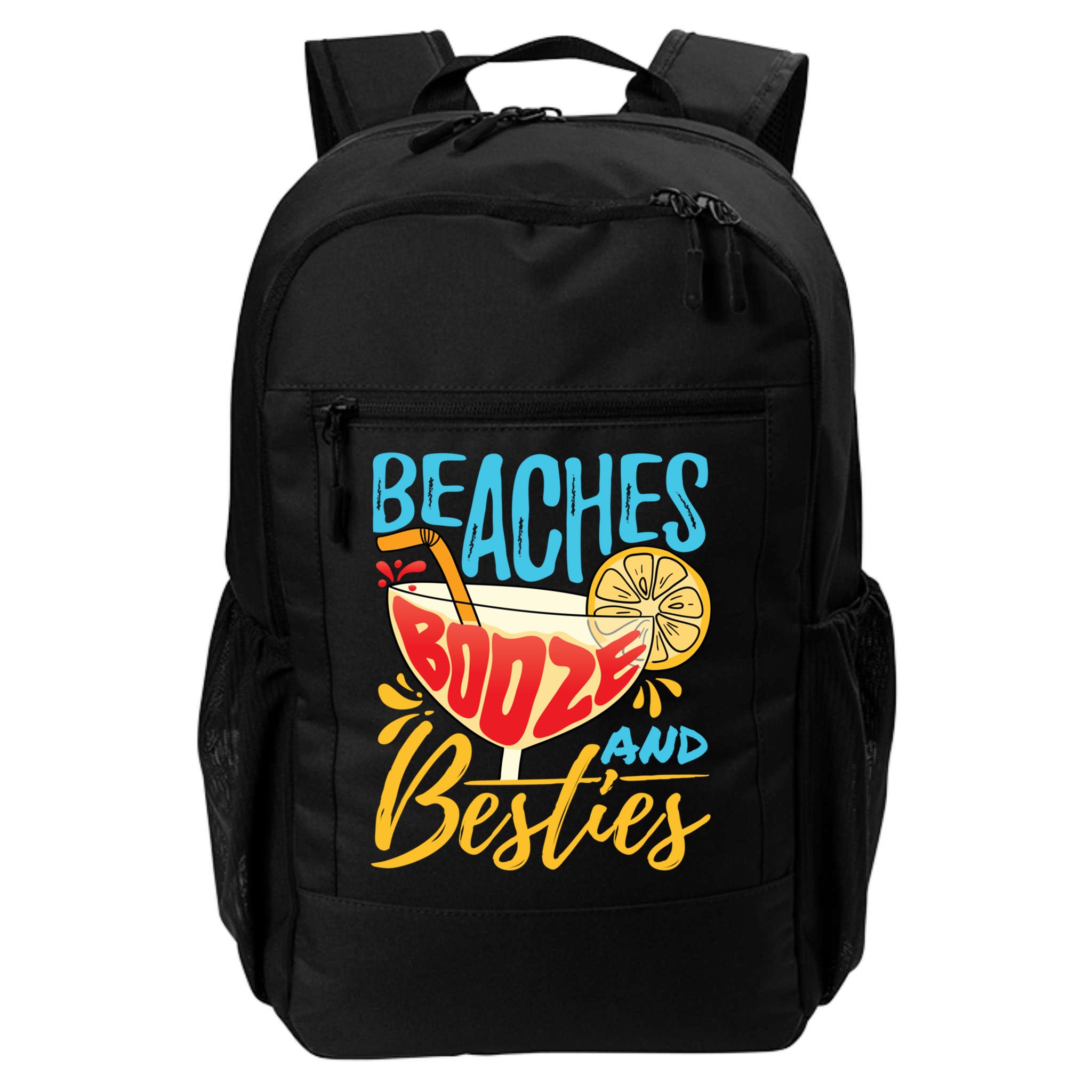 Island Party Beach Bachelorette Gift Beaches Booze And Besties Meaningful Gift Backpack
