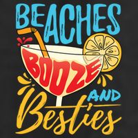 Island Party Beach Bachelorette Gift Beaches Booze And Besties Meaningful Gift Adult Drive Performance Visor