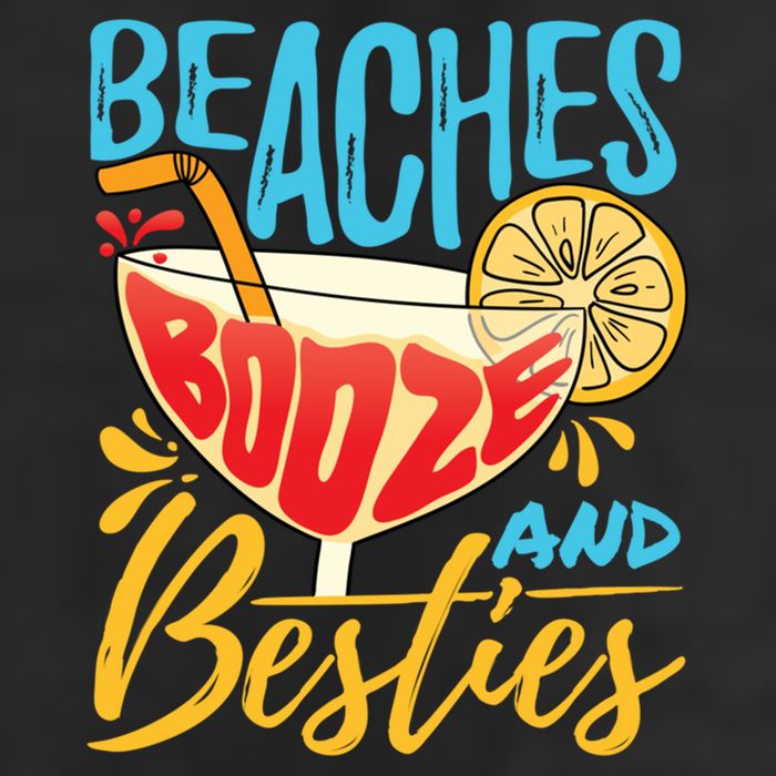 Island Party Beach Bachelorette Gift Beaches Booze And Besties Meaningful Gift 25L Jumbo Tote