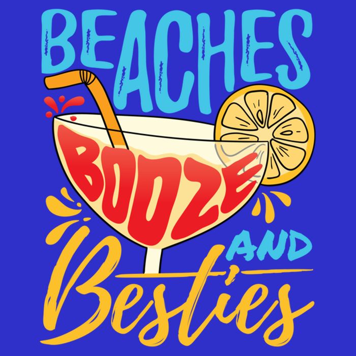 Island Party Beach Bachelorette Gift Beaches Booze And Besties Meaningful Gift Button