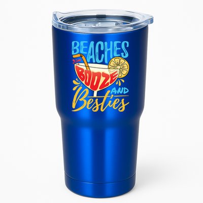 Island Party Beach Bachelorette Gift Beaches Booze And Besties Meaningful Gift Tumbler