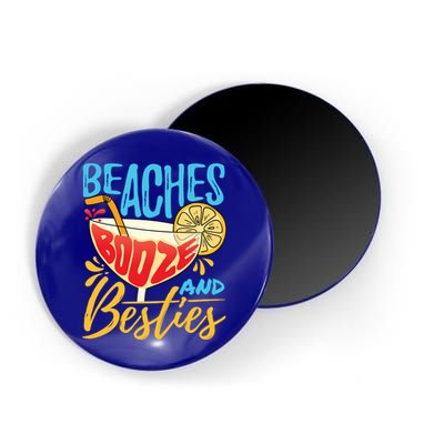 Island Party Beach Bachelorette Gift Beaches Booze And Besties Meaningful Gift Magnet