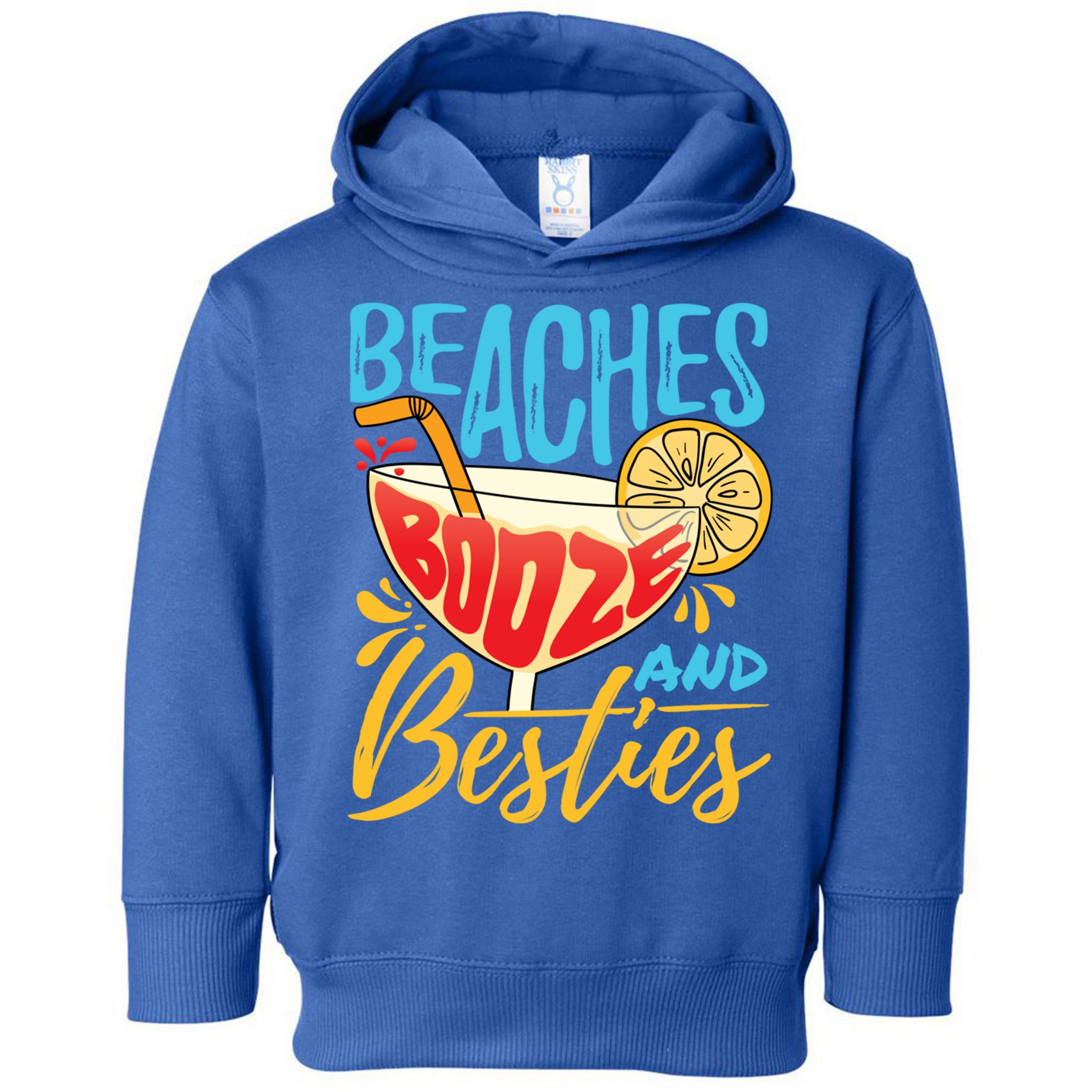 Island Party Beach Bachelorette Gift Beaches Booze And Besties Meaningful Gift Toddler Hoodie