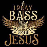 I Play Bass For Jesus Bassist Musician Bass Guitar Music Bag