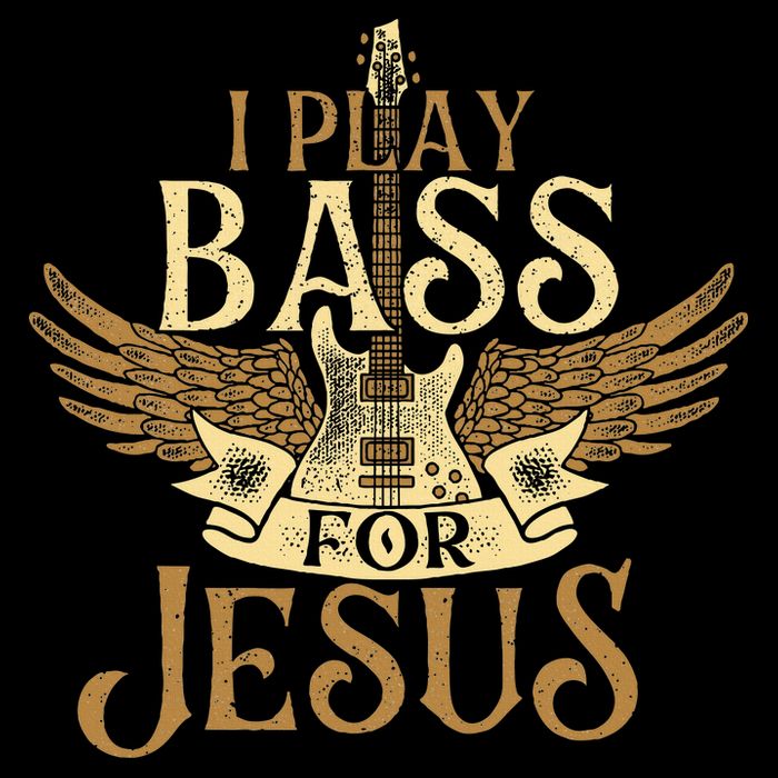 I Play Bass For Jesus Bassist Musician Bass Guitar Music Bag