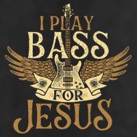 I Play Bass For Jesus Bassist Musician Bass Guitar Music Hat