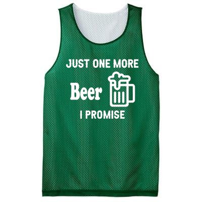 I Promise Beer Lovers Just Mesh Reversible Basketball Jersey Tank