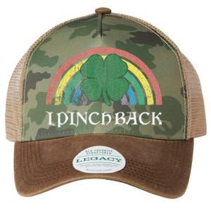 I Pinch Back Shamrock St. Patrick's Day Saint Paddys Rainbow Legacy Tie Dye Trucker Hat