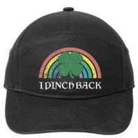 I Pinch Back Shamrock St. Patrick's Day Saint Paddys Rainbow 7-Panel Snapback Hat