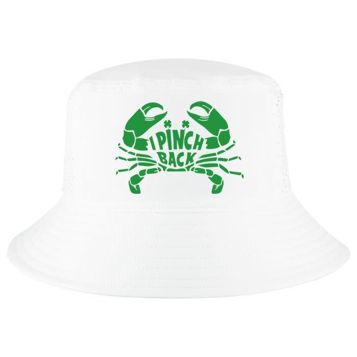 I Pinch Back Cancer Green Cool Comfort Performance Bucket Hat