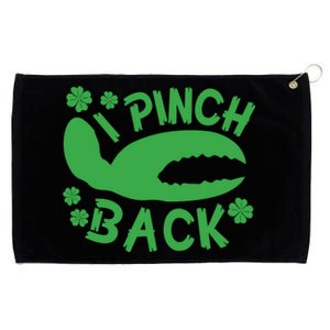 I Pinch Back Funny St Patricks Day Grommeted Golf Towel