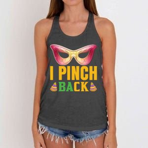 I Pinch Back Women's Knotted Racerback Tank