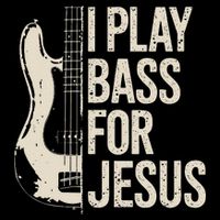 I Play Bass For Jesus Bass Guitar And Christian Bassist 16 in Basic Backpack