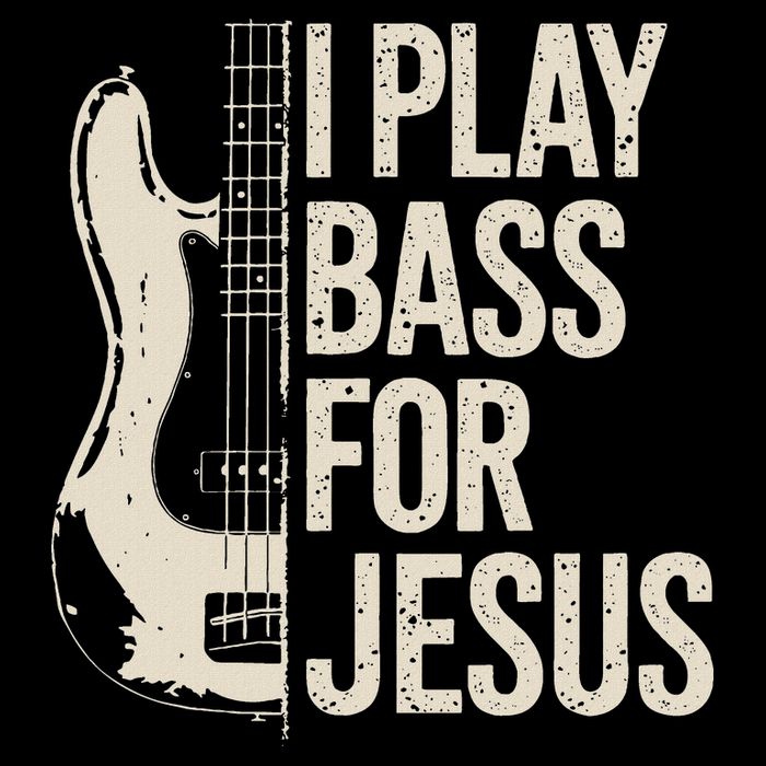 I Play Bass For Jesus Bass Guitar And Christian Bassist 16 in Basic Backpack