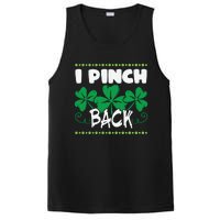 I Pinch Back Shamrock Funny St Patricks Day PosiCharge Competitor Tank