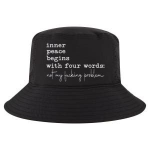 Inner Peace Begins With Four Words Cool Comfort Performance Bucket Hat