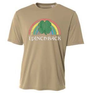 I Pinch Back Shamrock St. Patrick's Day Saint Paddys Rainbow Cooling Performance Crew T-Shirt