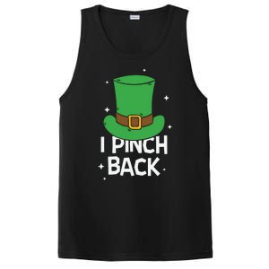 I Pinch Back Leprechaun St Patricks Day PosiCharge Competitor Tank