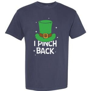 I Pinch Back Leprechaun St Patricks Day Garment-Dyed Heavyweight T-Shirt