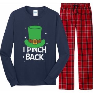 I Pinch Back Leprechaun St Patricks Day Long Sleeve Pajama Set